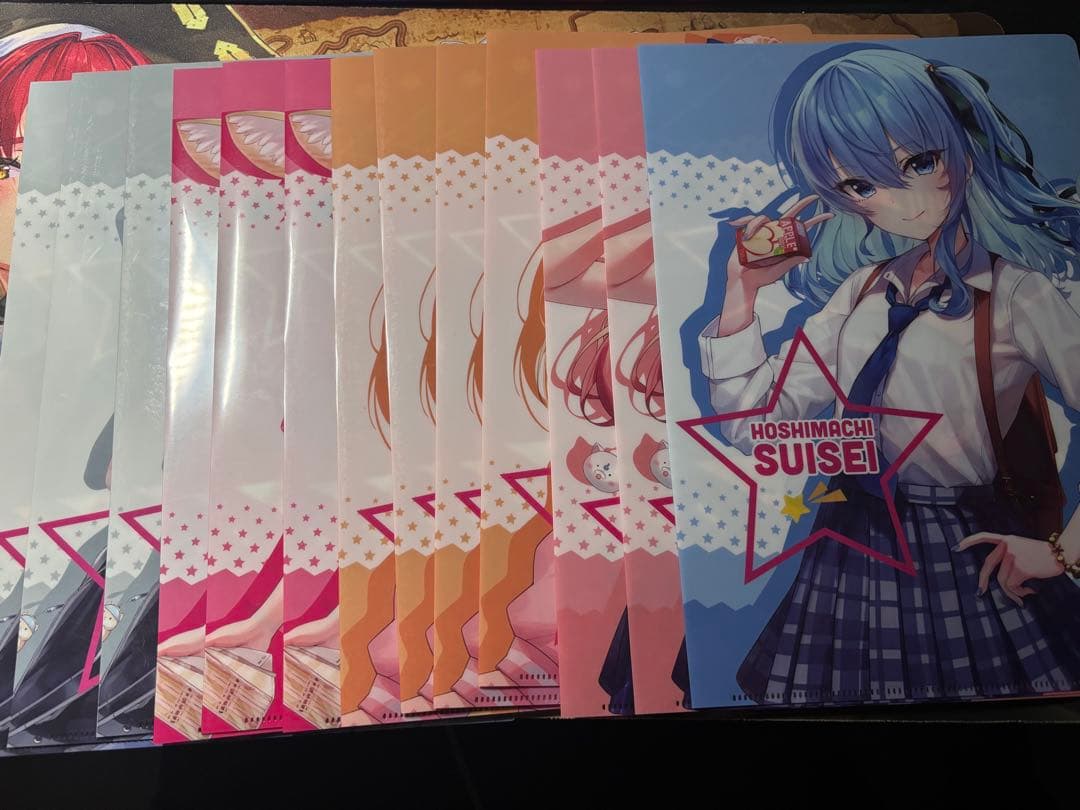 ほぼクリアファイルセット売り。他