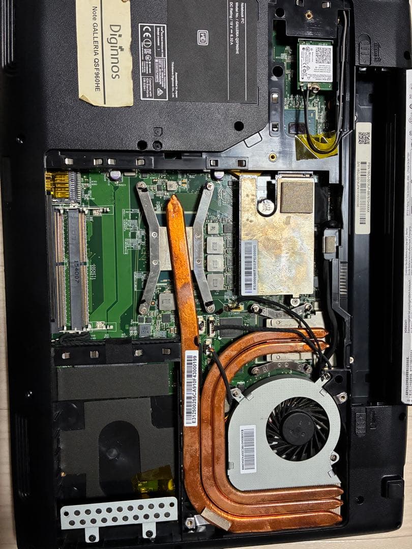 GALLERIA ゲーミングノートPC 本体　QSF960HE