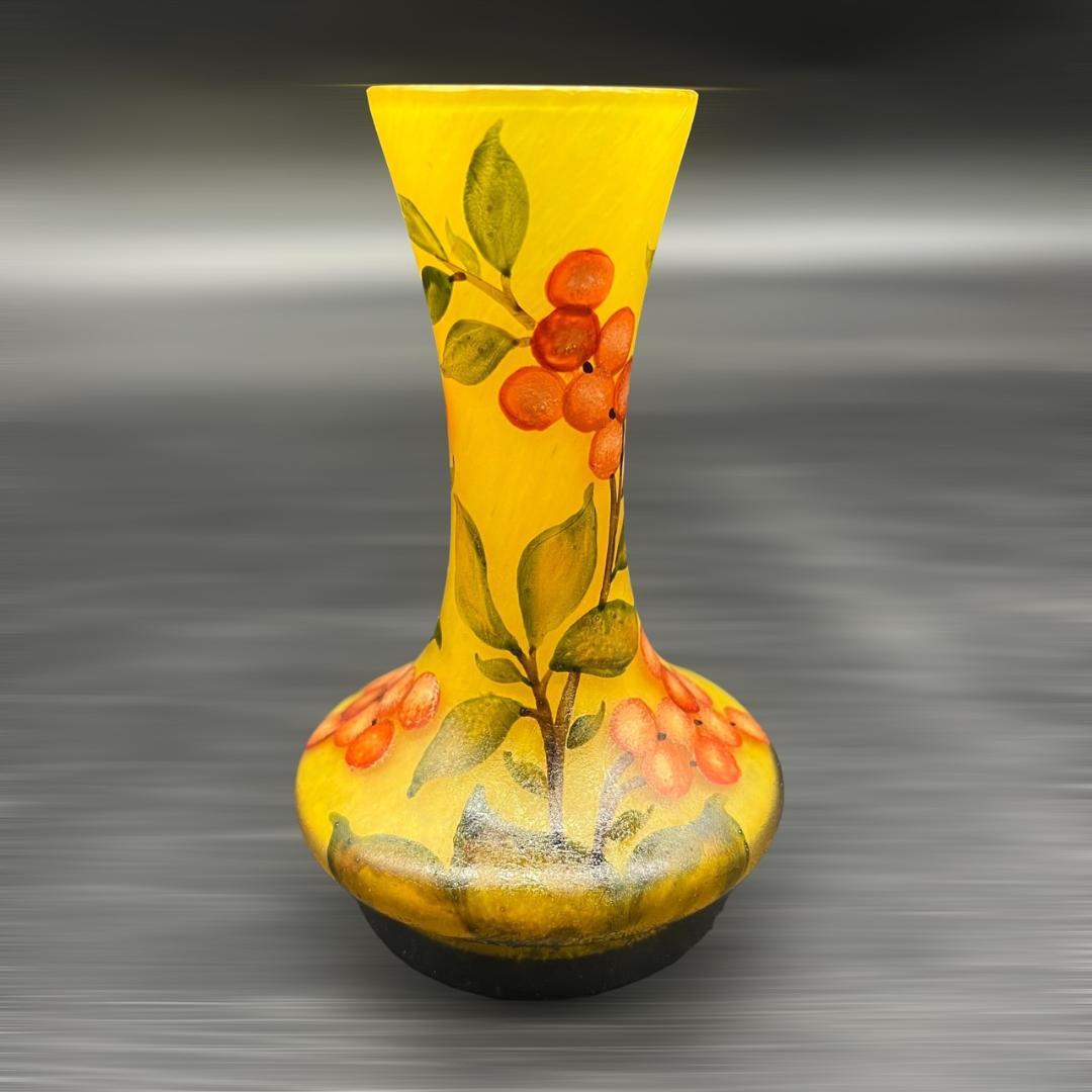 【証明書】ドームナンシー　かわいいサイズ　花器　花瓶　高さ12cm