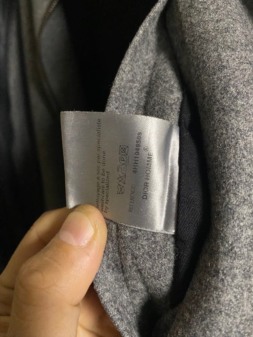 04aw dior homme レザーブルゾン スタジャン ディオールオム