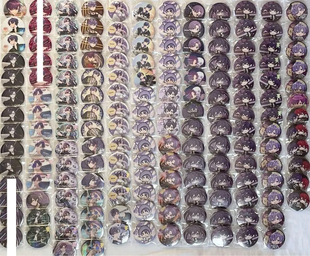 浦島坂田船 志麻 缶バッジ まとめ売り