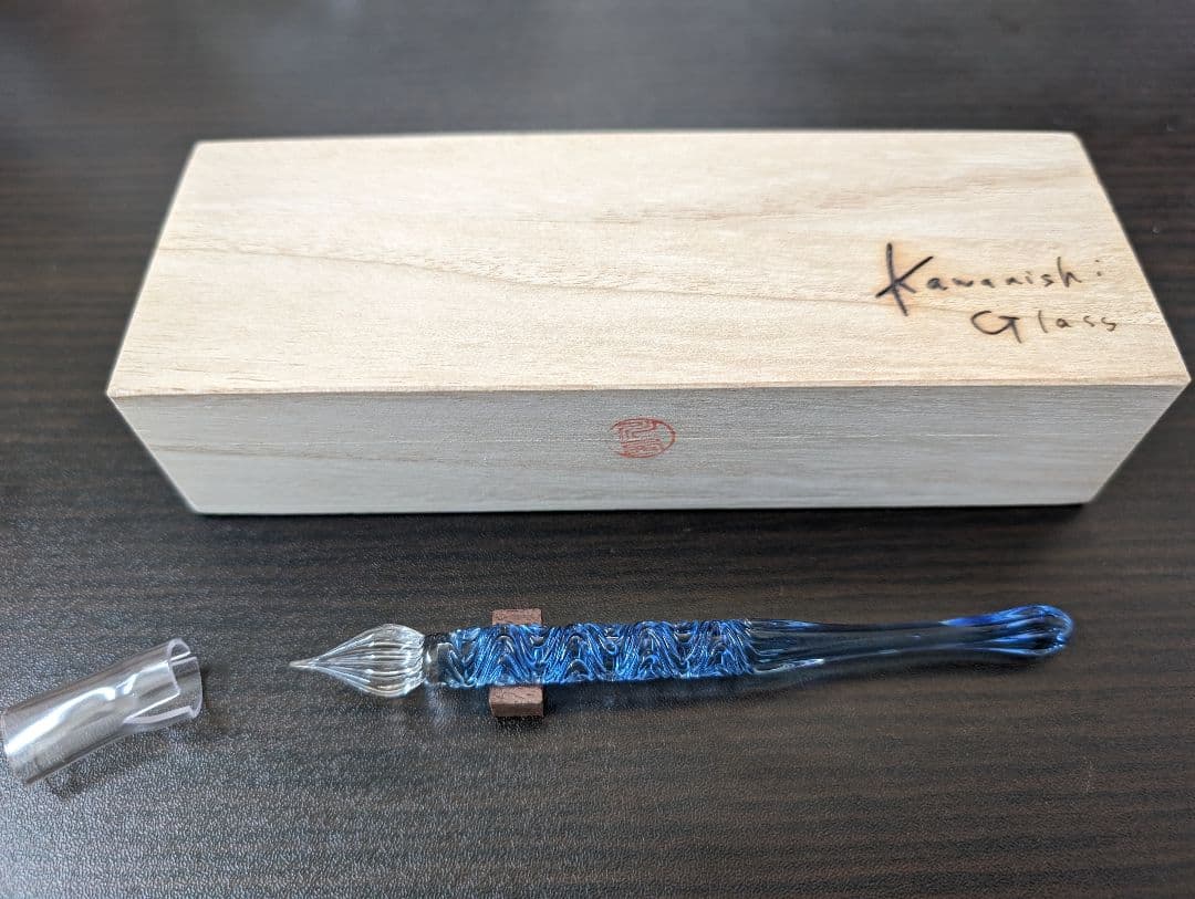 【美品】川西硝子　ガラスペン