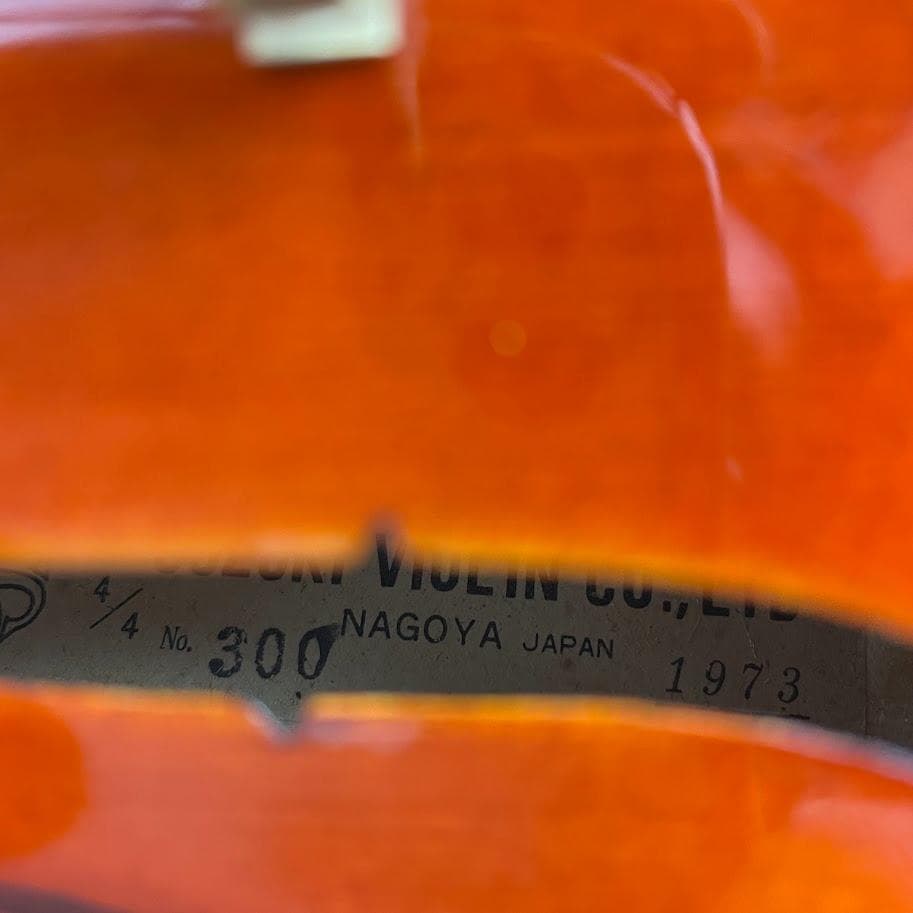 ■鈴木バイオリン No.300■ ヴァイオリン 4/4 黄金期 1973年製