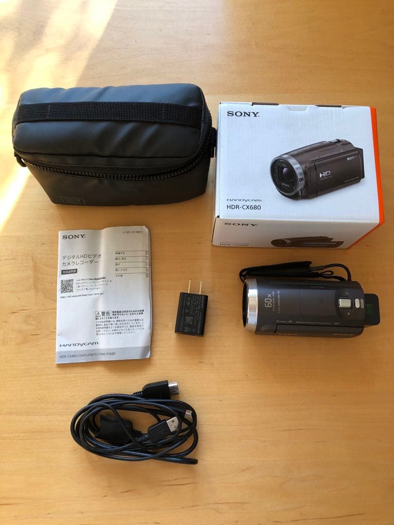 SONY HDR-CX680 ビデオカメラ 本体