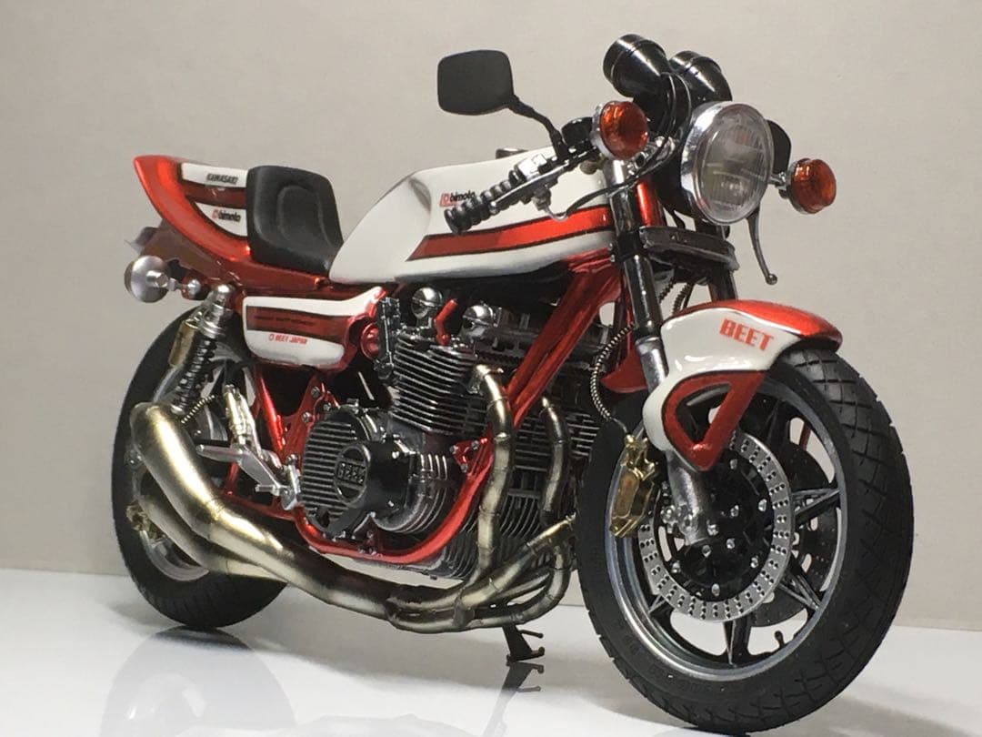 アオシマ Kawasaki Z1 1/12 プラモデル カスタム完成品