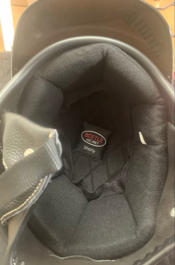 ショーティー4 ブラックヘルメット シールド付き