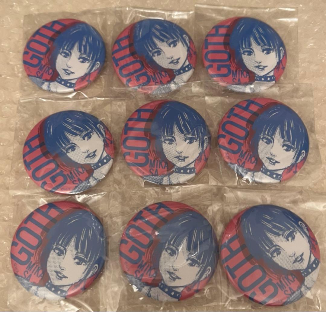 進撃の巨人 ミカサ オンライン展覧会 缶バッジ スクールカースト 9点