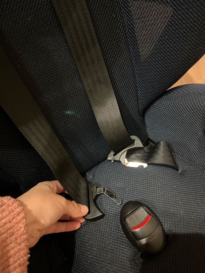 Aprica ジュニアシート ネイビー　エアグルーヴ プレミアム