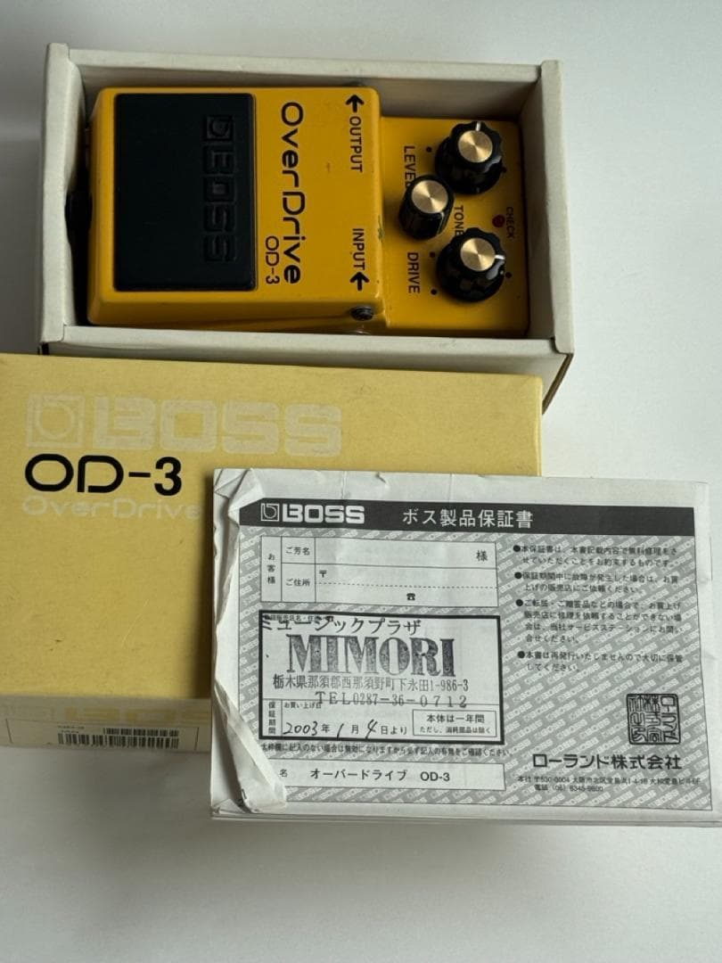 BOSS OD-3 OverDrive オーバードライブ エフェクター 中古品