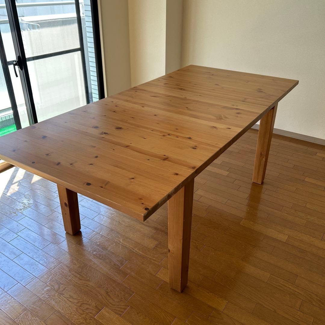 IKEA イケア 伸長式 ダイニングテーブル 無垢材　STORNAS　廃盤
