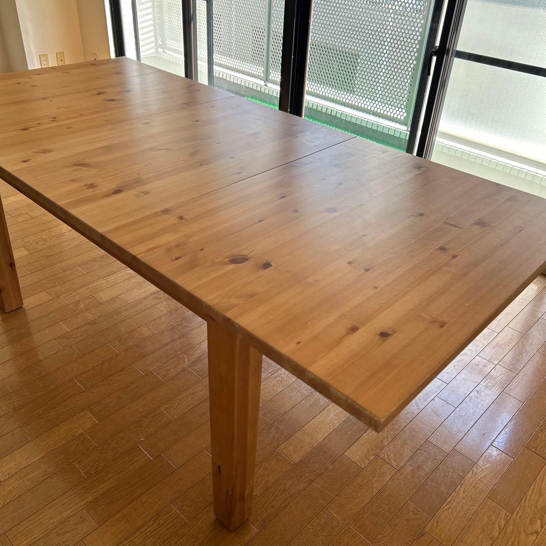 IKEA イケア 伸長式 ダイニングテーブル 無垢材　STORNAS　廃盤
