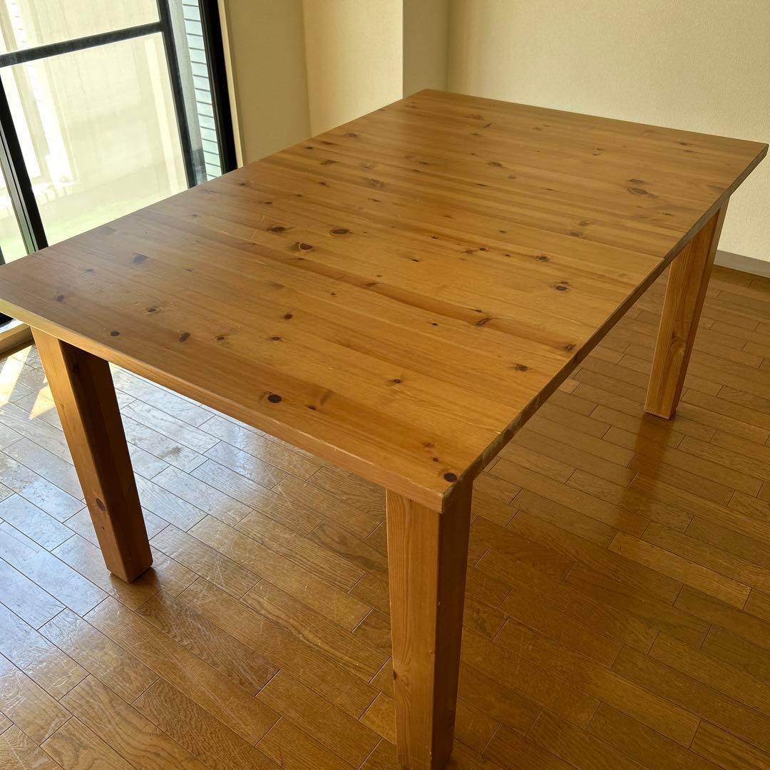IKEA イケア 伸長式 ダイニングテーブル 無垢材　STORNAS　廃盤