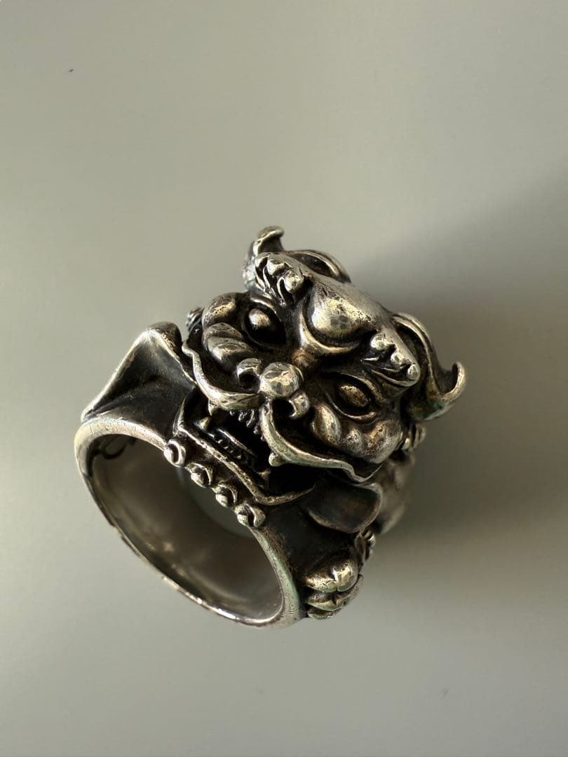 かすう工房 廃番 希少 初期 獅子リング