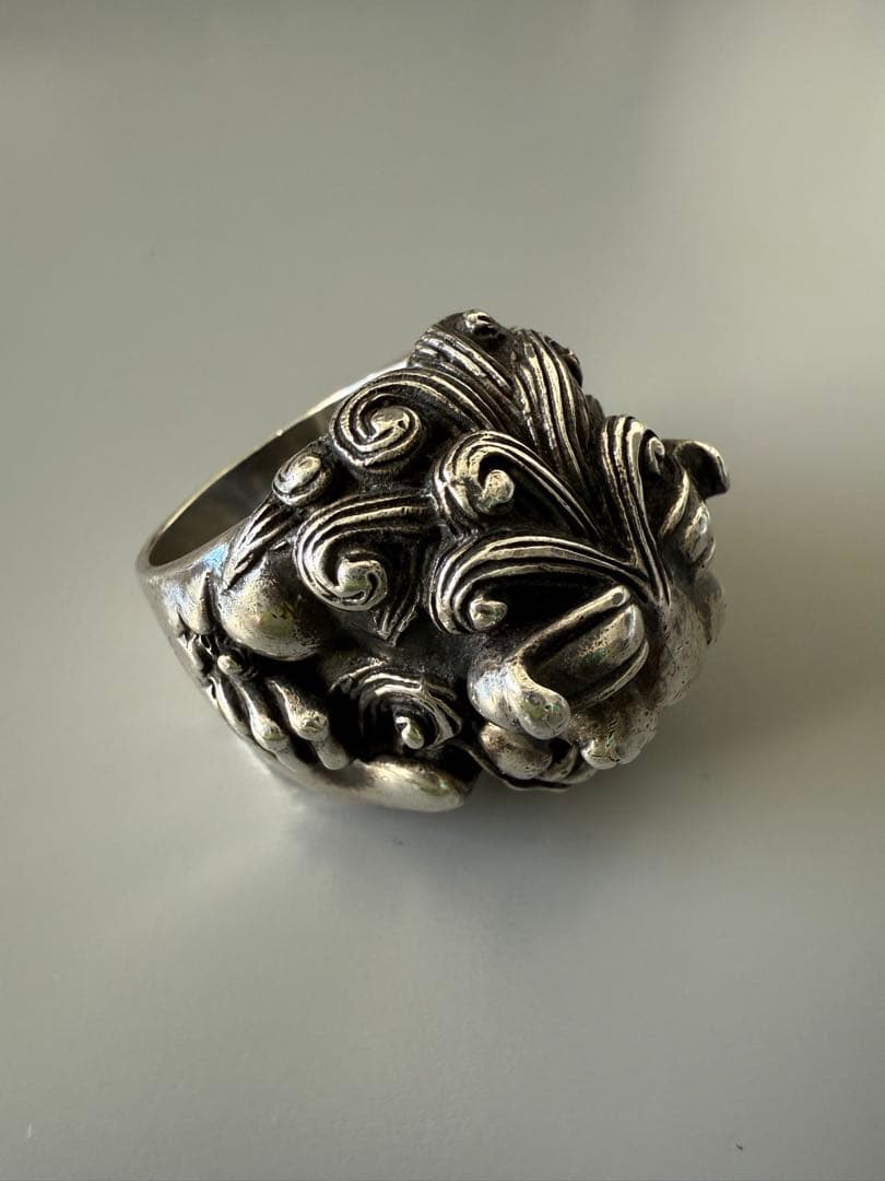 かすう工房 廃番 希少 初期 獅子リング