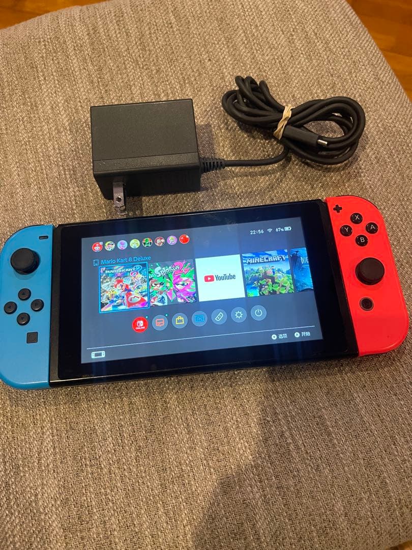 Nintendo Switch 青/赤 本体 ACアダプタ付き