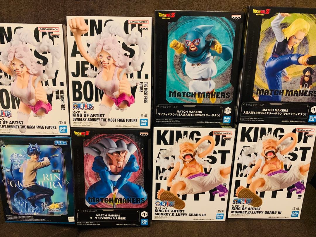 939 マイティマスク　18号 ドラゴンボール　ボニー　ニカ　ルフィ　フィギュア