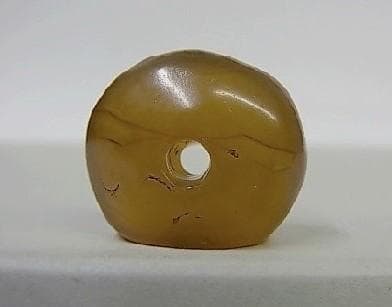 ★B1205★古代石 (260) 美品　西アジア　印章石　茶瑪瑙　羽虫　スタンプ