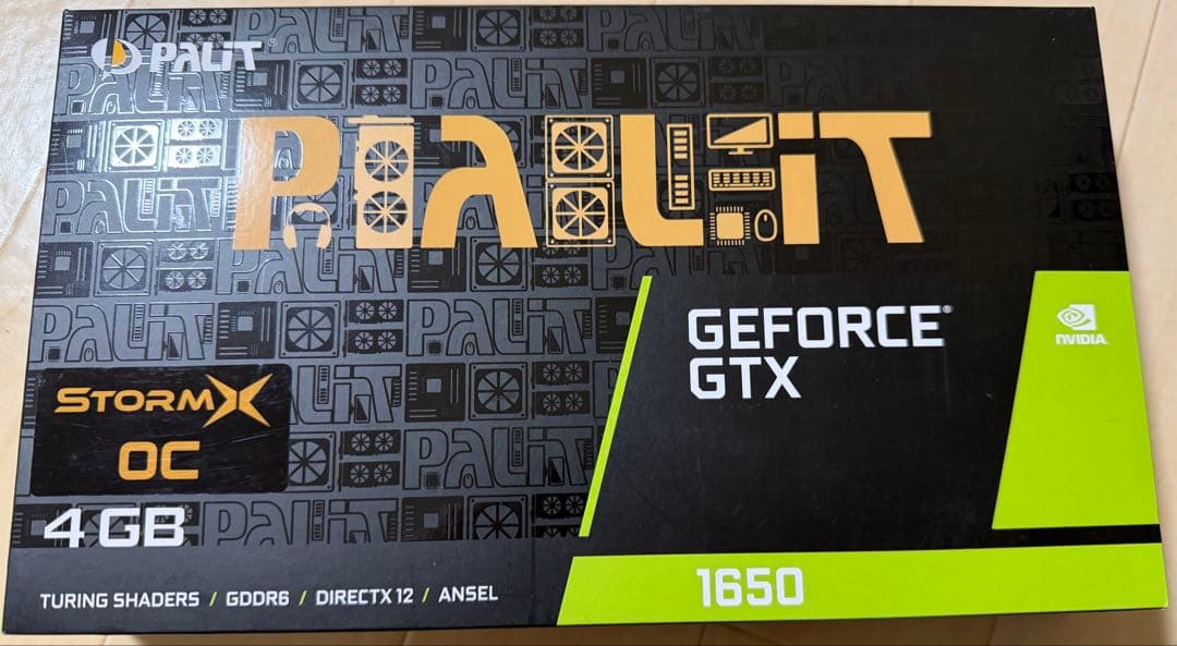 グラフィックボード・グラボ・ビデオカード Palit GeForce GTX 1650 StormX OC D6 4GB