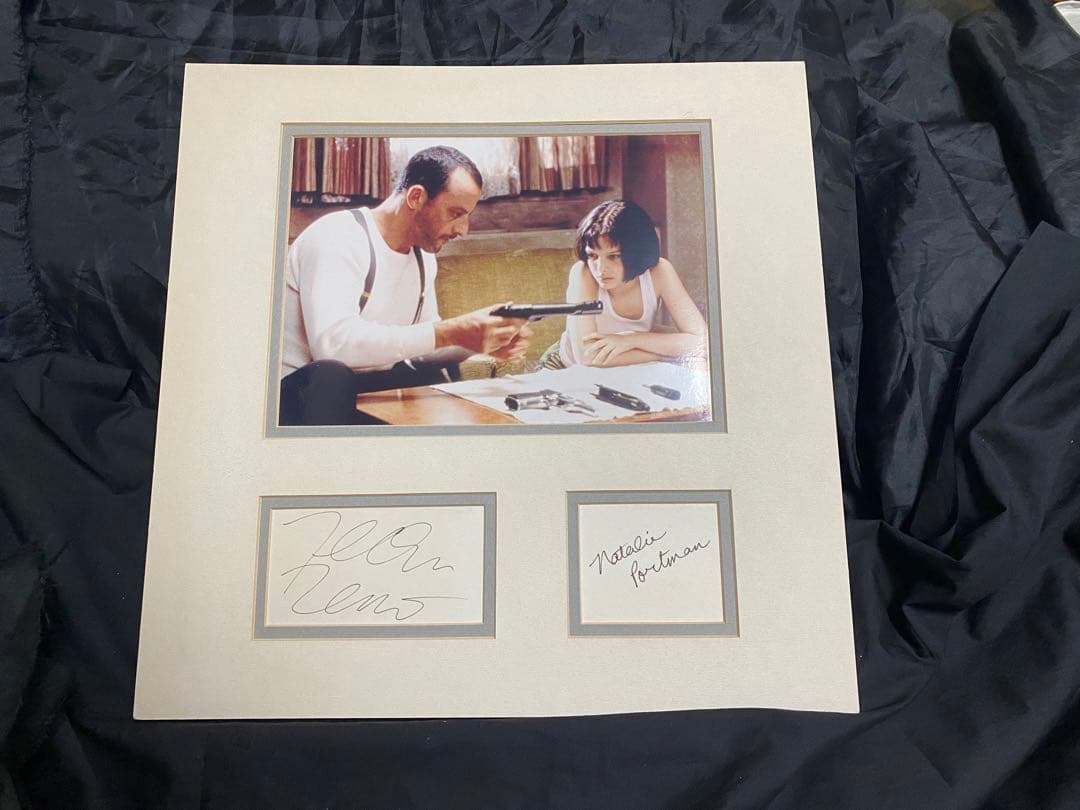 レオン LEON 直筆サイン ポートレート ナタリーポートマン ジャンレノ