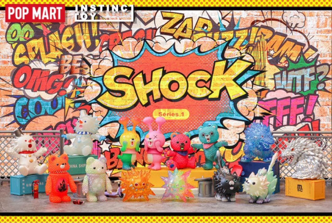 INSTINCTOY × POPMART SERIES1 SHOCK フルセット