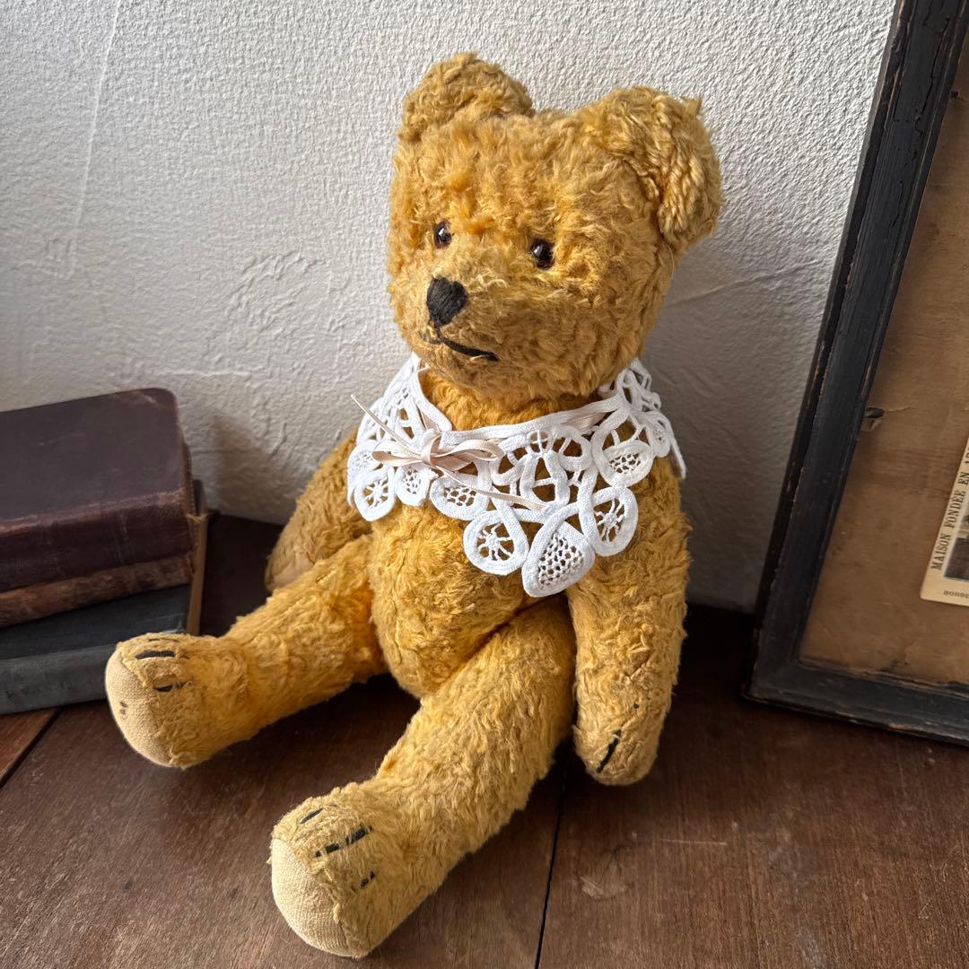 イギリスアンティークベア　テディベア　イギリスヴィンテージベア