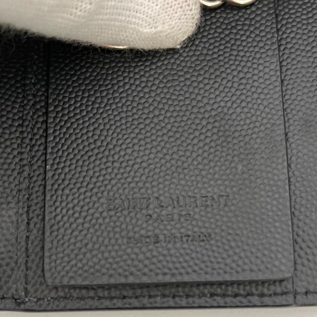 サンローラン　キーケース　ブラック　レザー