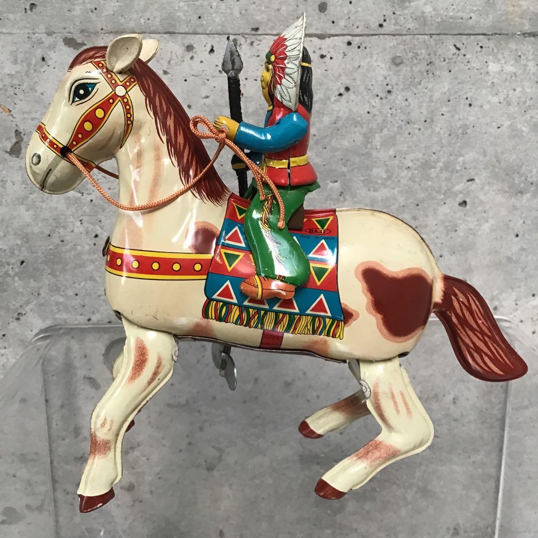 50年代 ブリキのおもちゃ 『 アパッチライダー』 日本製 美品