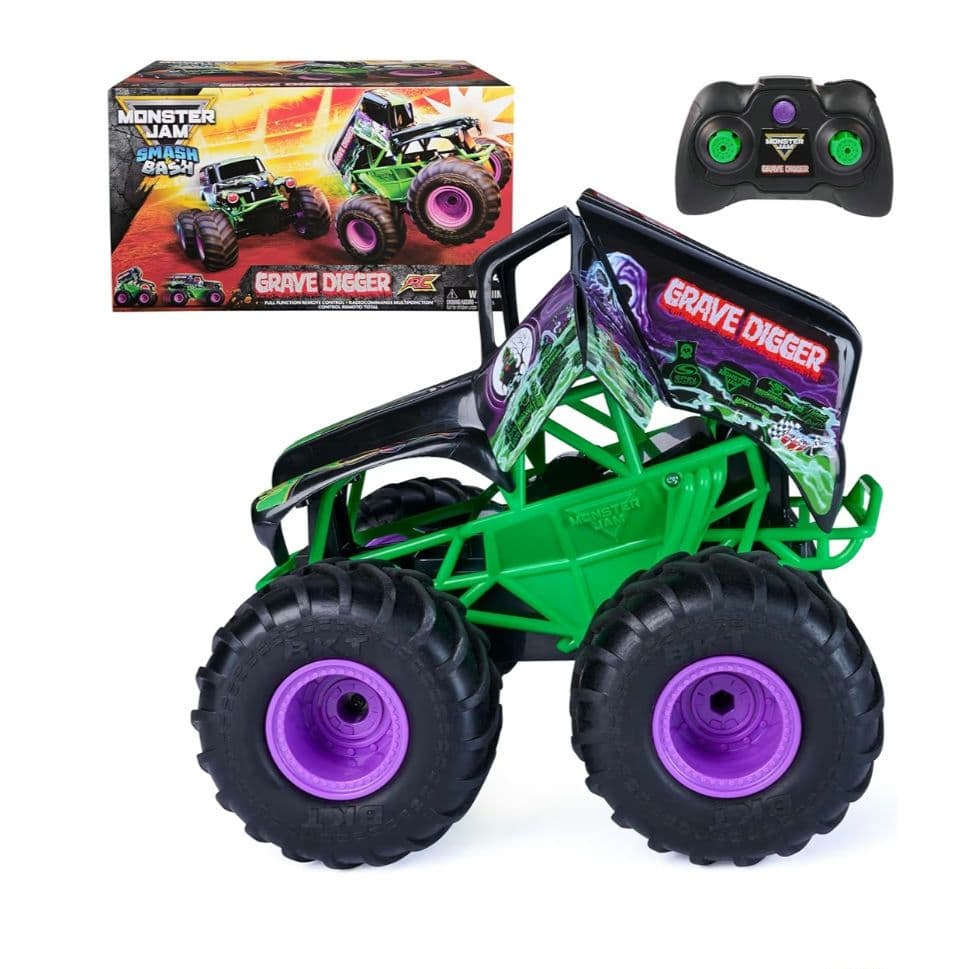 モンスタージャム 巨大 スマッシュ＆バッシュ グレイブディガーモンスタートラック
