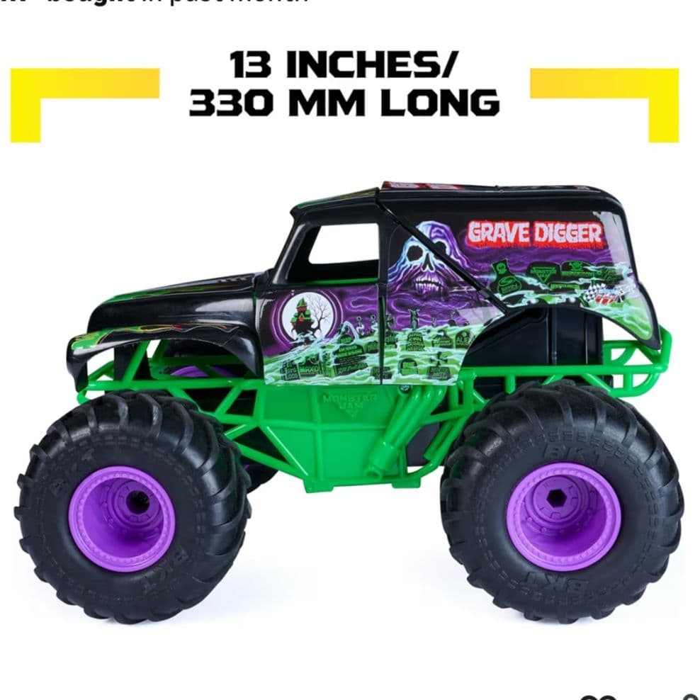 モンスタージャム 巨大 スマッシュ＆バッシュ グレイブディガーモンスタートラック