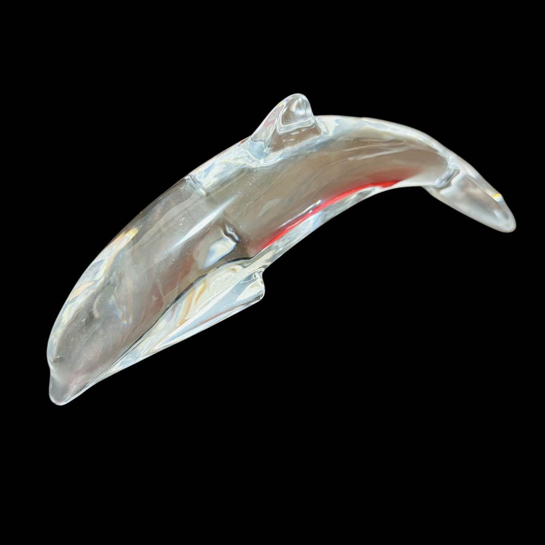 【バカラ】イルカ 動物 置物 インテリア baccarat フィギュリン