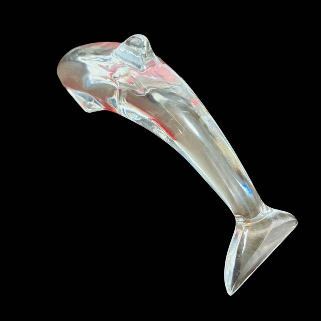 【バカラ】イルカ 動物 置物 インテリア baccarat フィギュリン