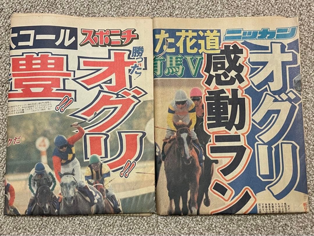 オグリキャップ引退　有馬記念 スポニチ 日刊スポーツ