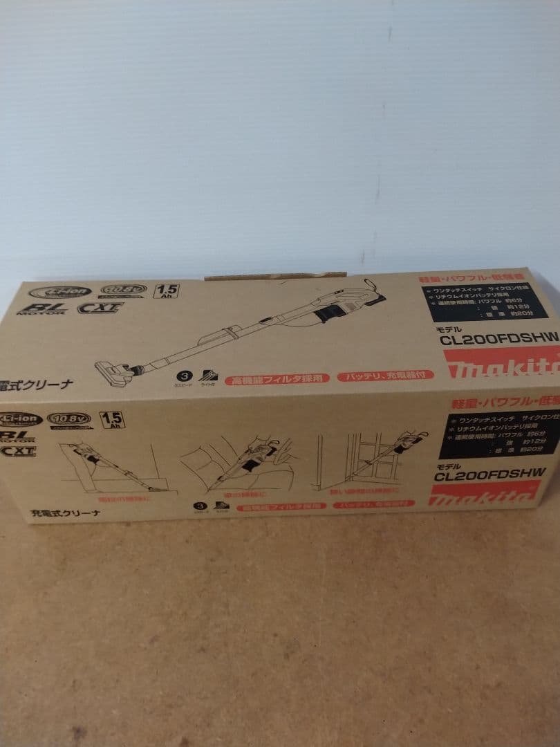 ★【最新モデル】10.8Vマキタ充電式クリ−ナCL200FDサイクロン一体