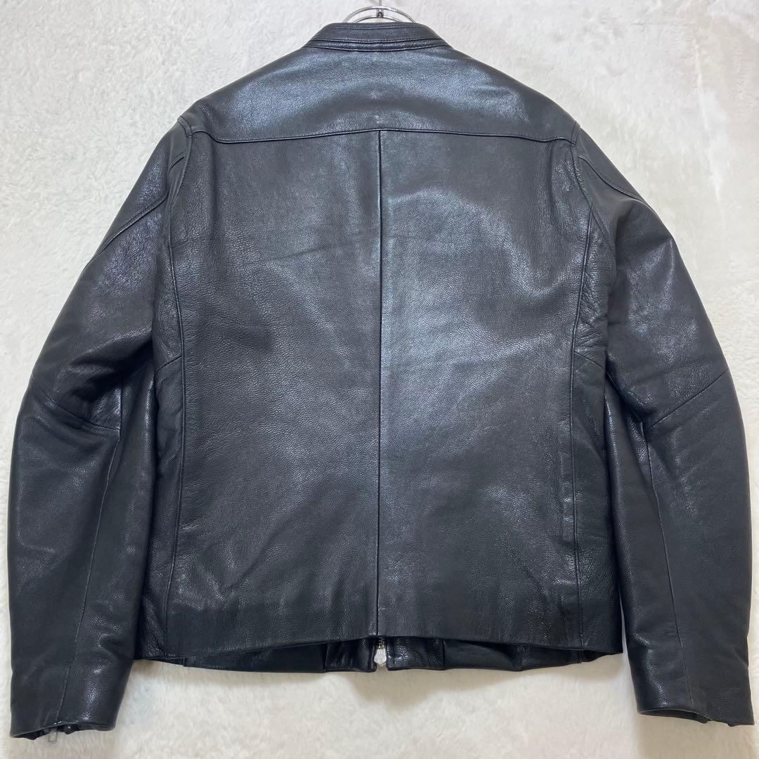 美品✨ユナイテッドアローズ やぎ革 ゴート レザージャケット 裏地キルティング