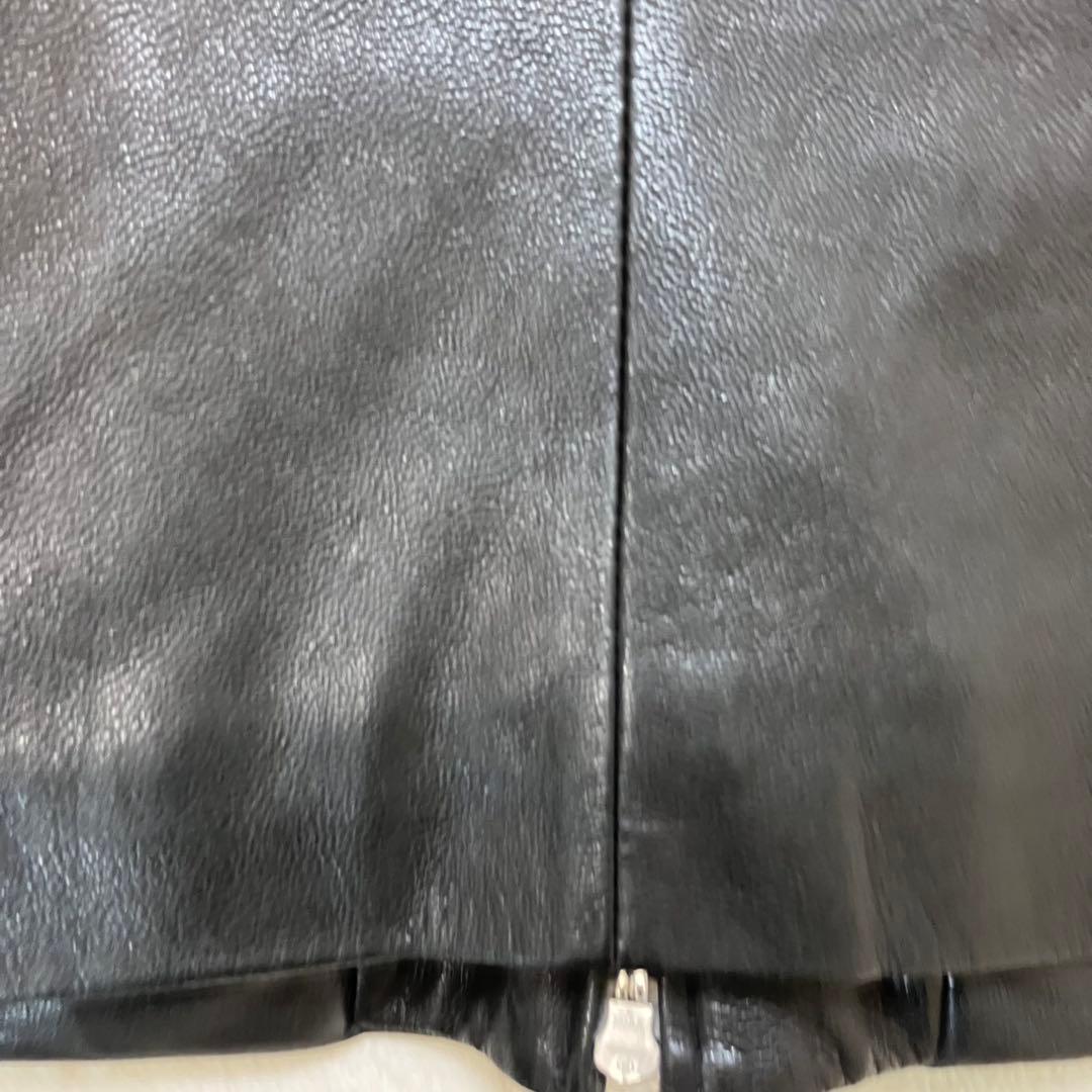 美品✨ユナイテッドアローズ やぎ革 ゴート レザージャケット 裏地キルティング