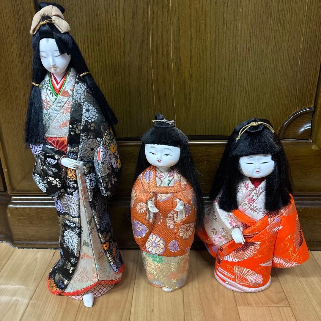 木目込人形　まとめ売り　8体