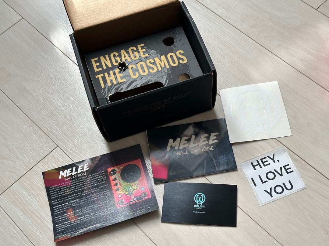 Walrus Audio Melee ディストーションとリバーブ