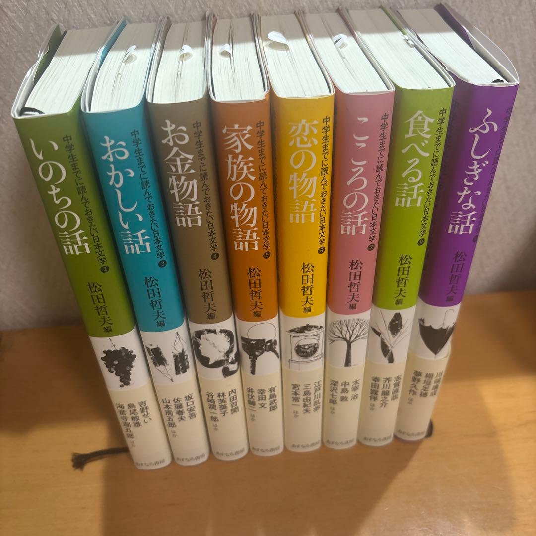 中学生までに読んでおきたい日本文学　8冊