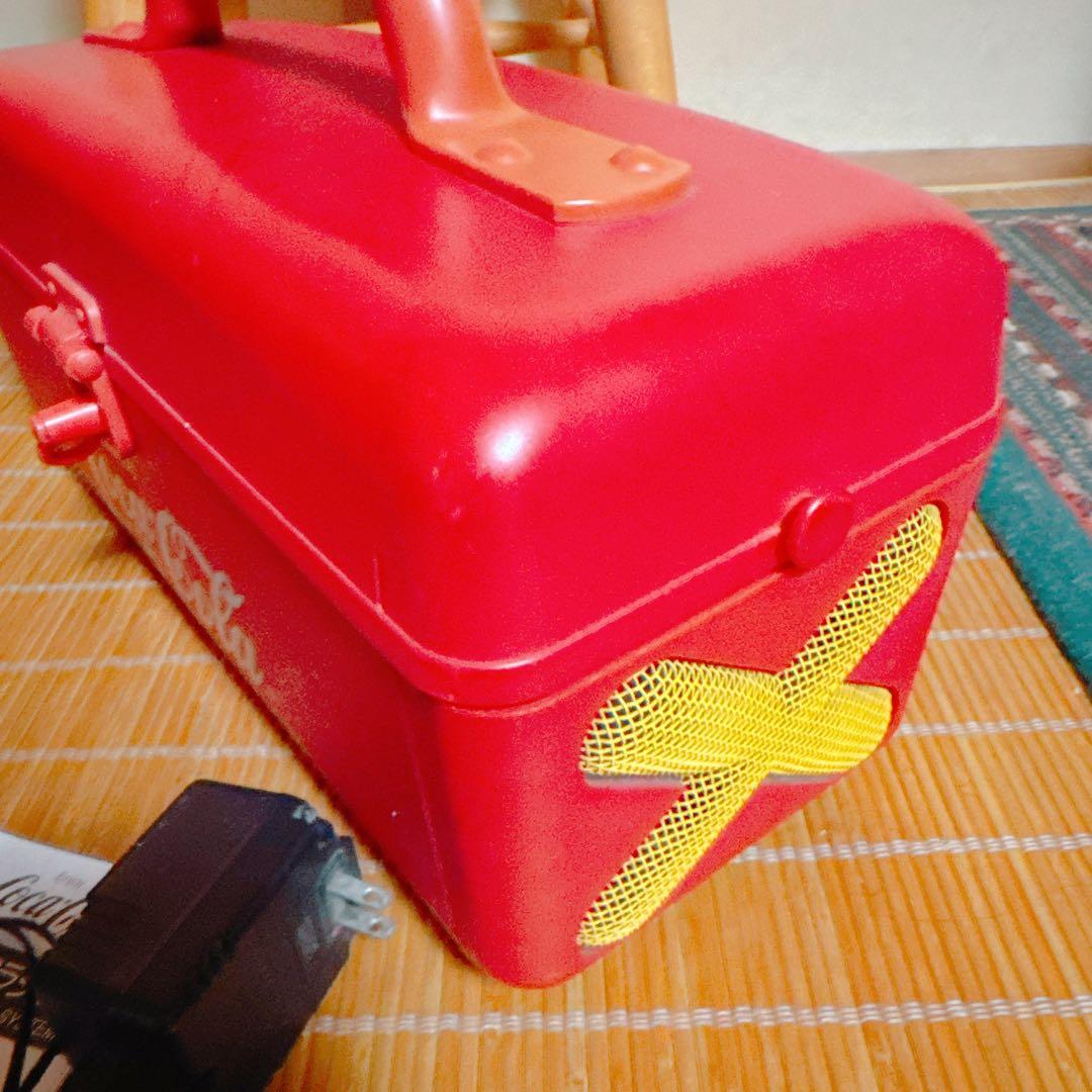 Coca-Cola コカコーラ　ポータブル　ラジカセ　アウトドア　　レア