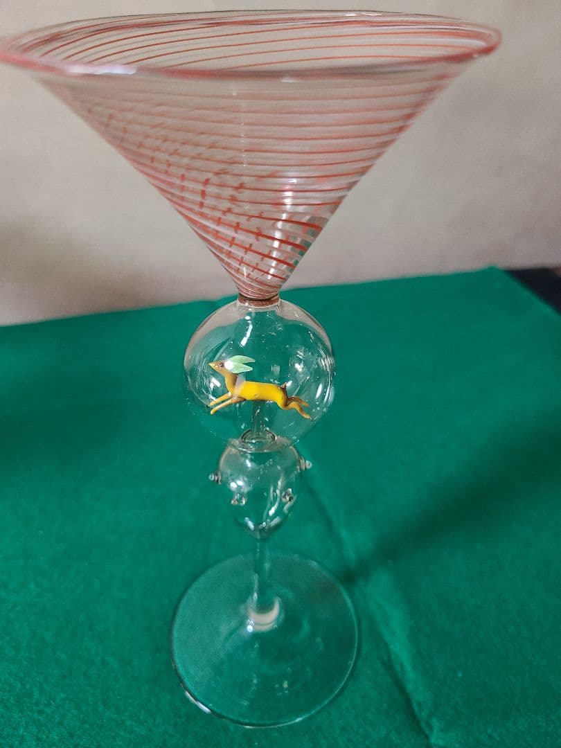 1930年頃オーストリアビミニグラス　鹿