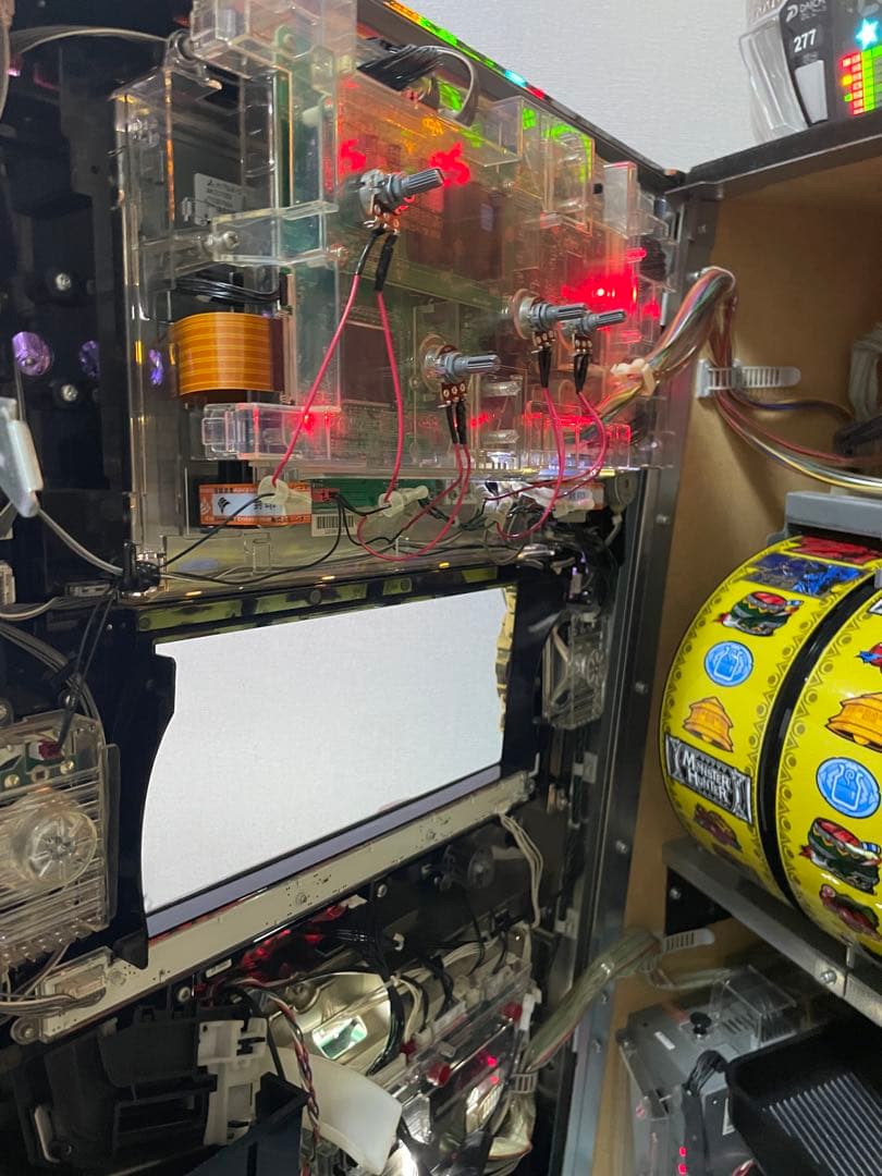 送料込 中古 モンハン 月下雷鳴 スロット データカウンター付き