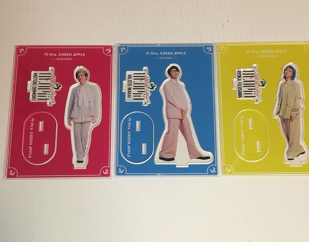 Mrs. GREEN APPLE アクリルスタンド 3個セット