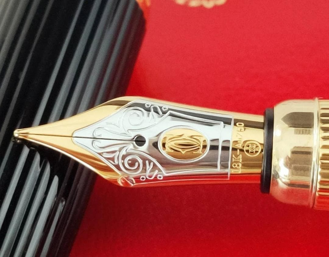 極美品 ルイ　カルティエ Cartier　18K750　万年筆