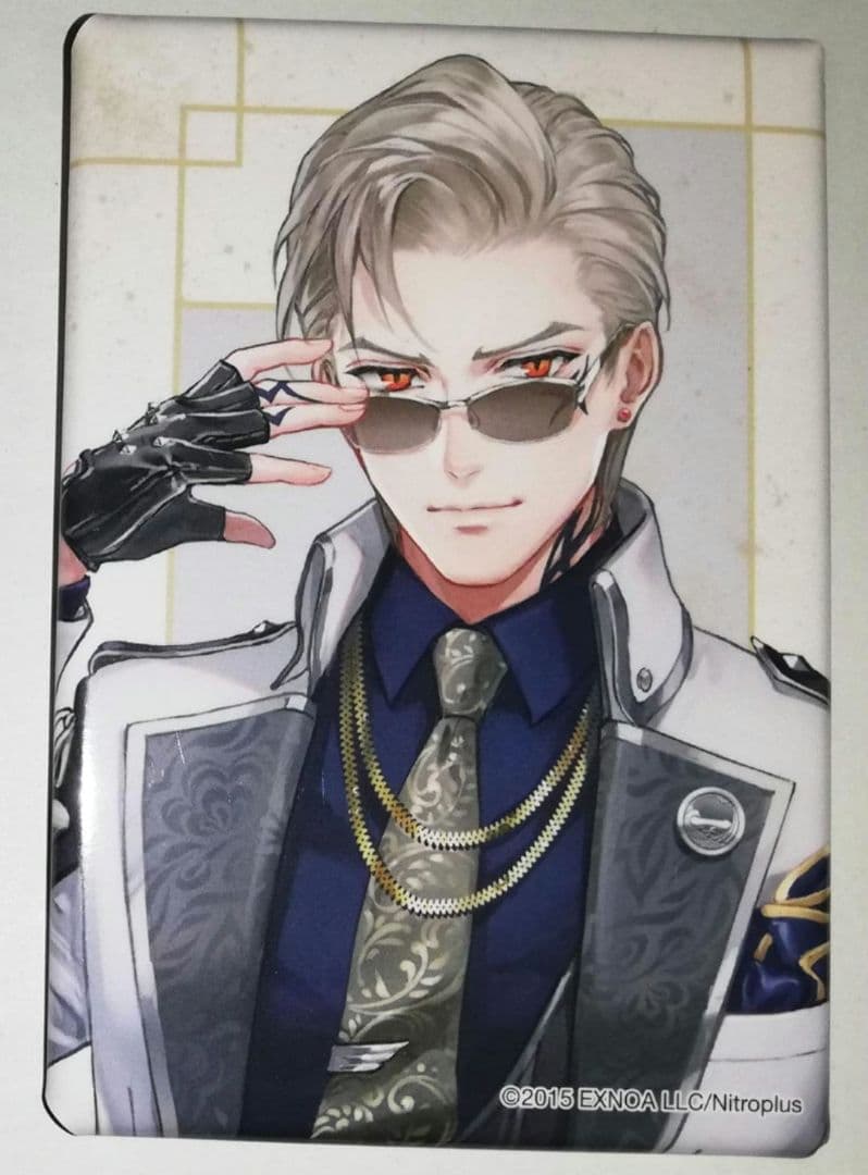 刀剣乱舞 とうらぶ 山鳥毛 スクエア缶バッジ 通常