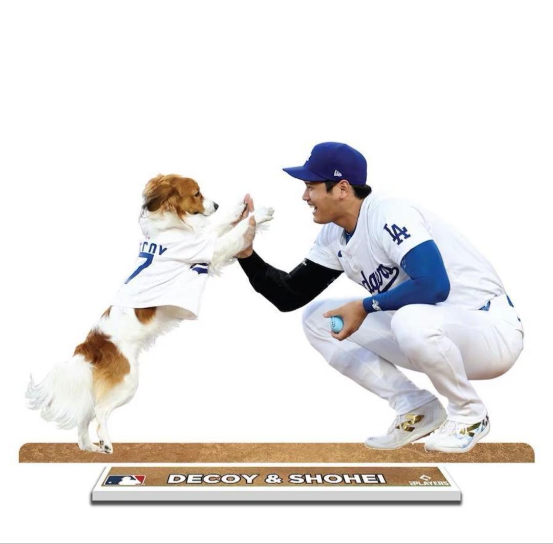 MLB正規品　新品　大谷翔平 & デコピン プレイヤースタンド アクスタ