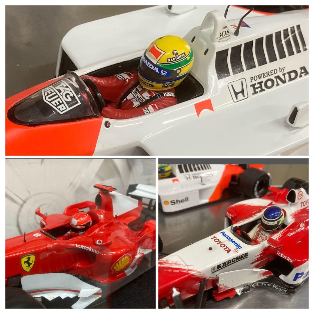 F1ミニカー3台セット 1/18 マクラーレン フェラーリ トヨタ