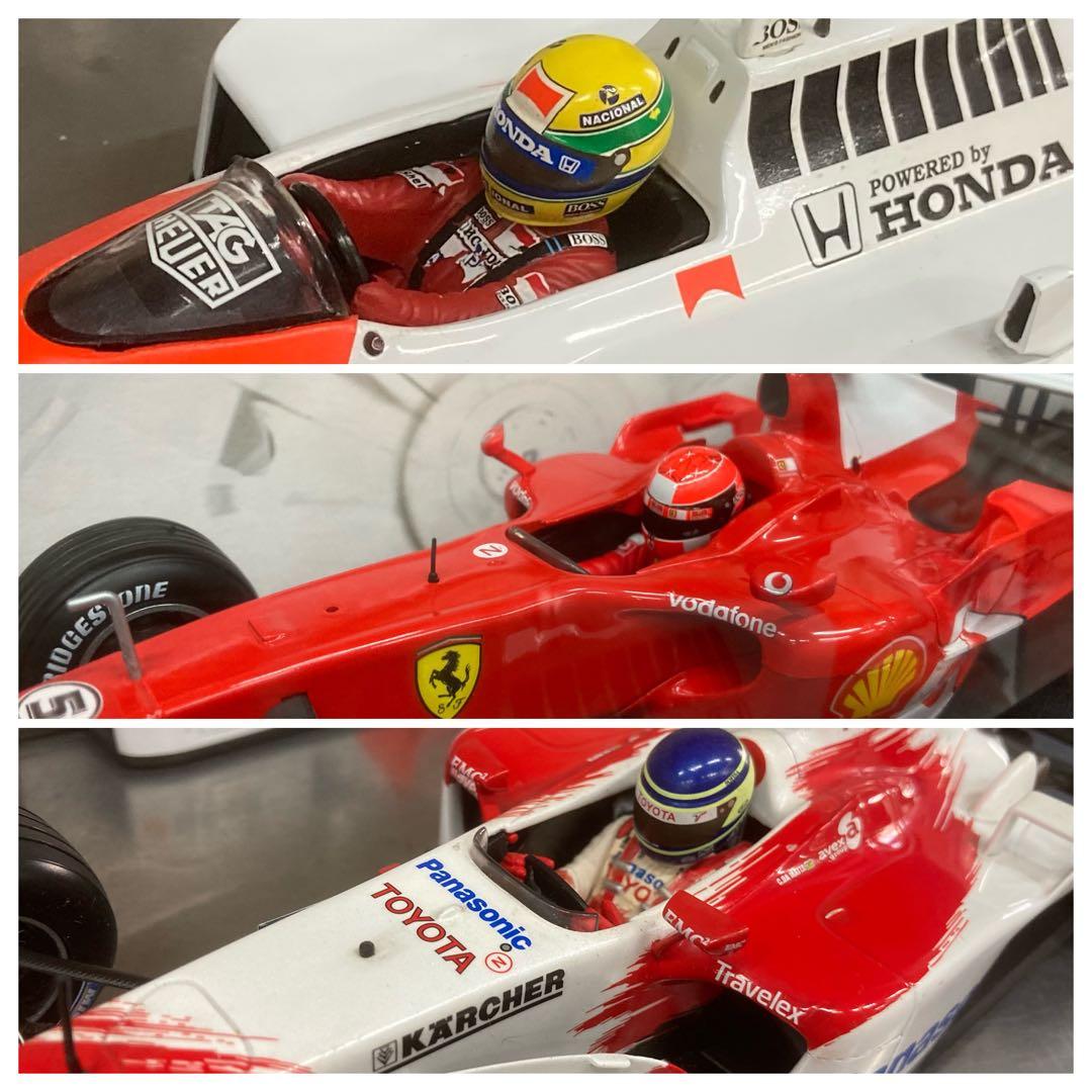 F1ミニカー3台セット 1/18 マクラーレン フェラーリ トヨタ