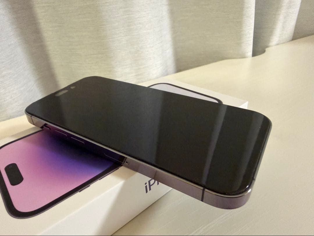 美品★iPhone 14 Pro 256GB ディープパープル SIMフリー