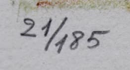 荻須高徳 【パリの魂 食品店】 リトグラフ