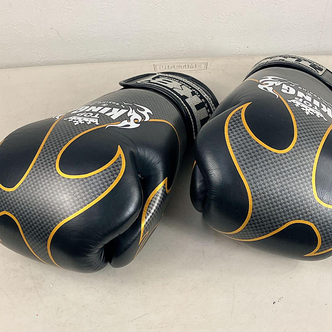 美品　王者ヘッドギア　トップキング キックボクシング　グローブ 14オンス L
